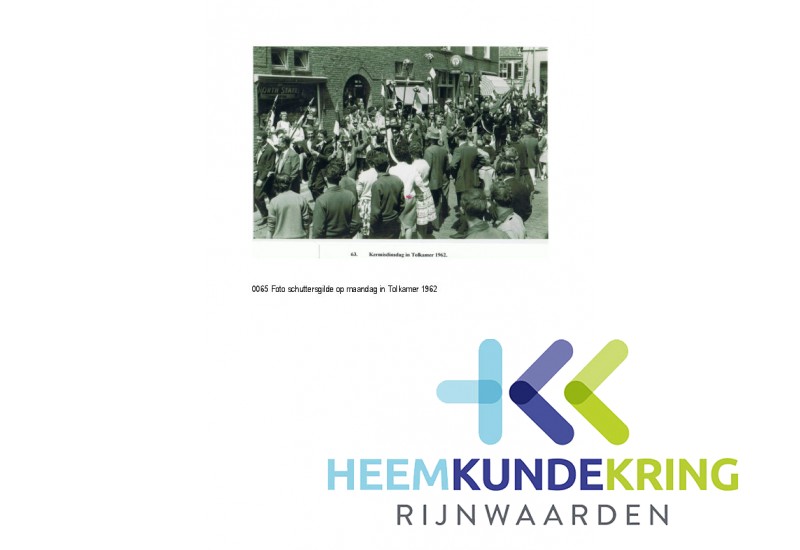 1962 0065 Foto schuttersgilde op maandag in Tolkamer 1962 (1)